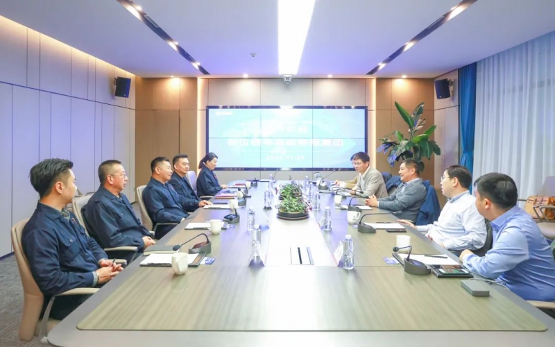博世氢动力系统（沉庆）有限公司总经理肖浩栋一行到旋乐吧spin8集团座谈互换