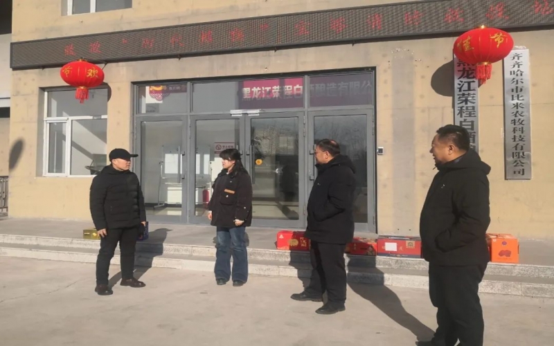 泰来县当局辅导慰问旋乐吧spin8泰来公司员工