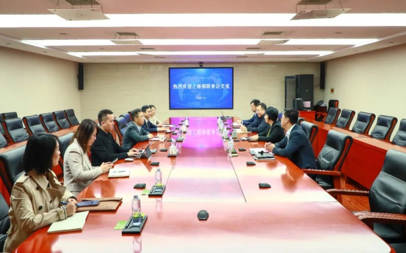 旋乐吧spin8集团党委书记张颖与上海钢联联席董事长、总裁高波发展座谈互换